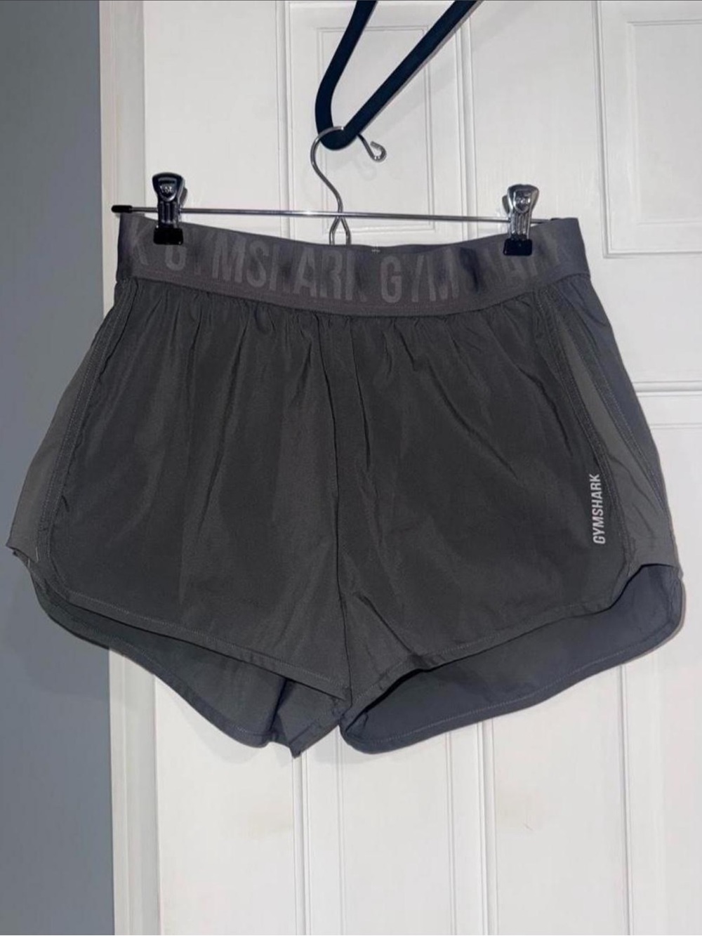 Gymshark Women's Charcoal Athletic Shorts